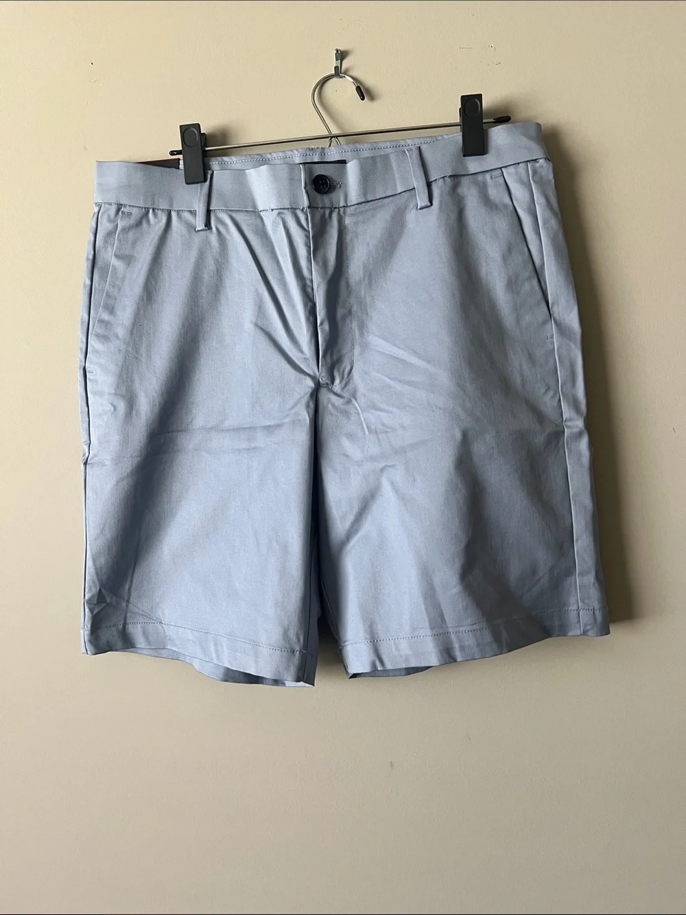 Banana Republic Light Blue Men's Flat-Front Shorts